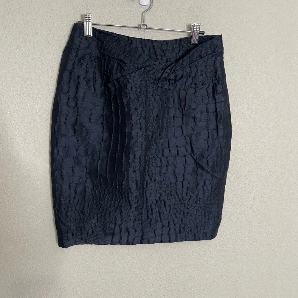 3.1 Phillip Lim Blue Textured Skirt 2